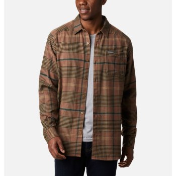 Columbia Muške Košulje - Cornell Woods Flannel Long Sleeve Smeđe | QNSW-41207